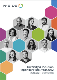 Cover page of the N-SIDE Diversity and Inclusion Report FY22
