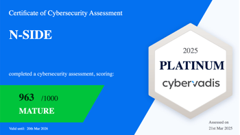 N-SIDE - Cybervadis assessment 2025 Platinum Cybersecurity assessment