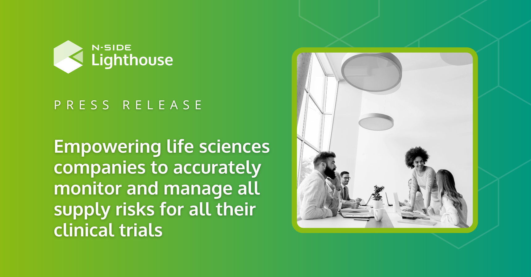 Empowering life sciences companies to accurately monitor and manage all supply risks for all their clinical trials