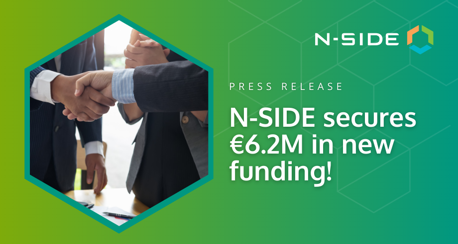 featured image showing hand shaking, Capital increase of €6.2 million enables N-SIDE to continue growth in energy and life sciences